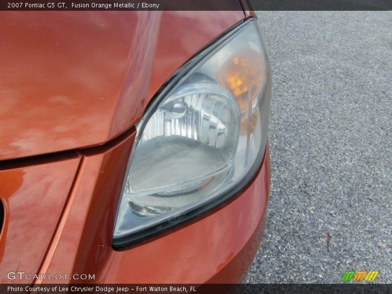 Fusion Orange Metallic / Ebony 2007 Pontiac G5 GT