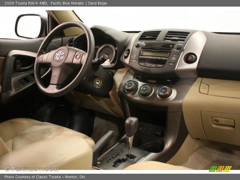Pacific Blue Metallic / Sand Beige 2009 Toyota RAV4 4WD