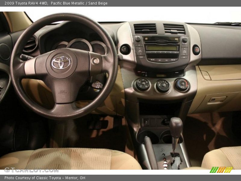 Pacific Blue Metallic / Sand Beige 2009 Toyota RAV4 4WD