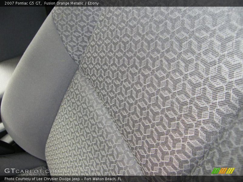 Fusion Orange Metallic / Ebony 2007 Pontiac G5 GT