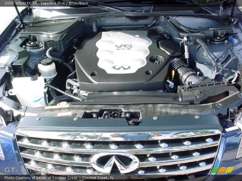 Sapphire Blue / Brick/Black 2005 Infiniti FX 35