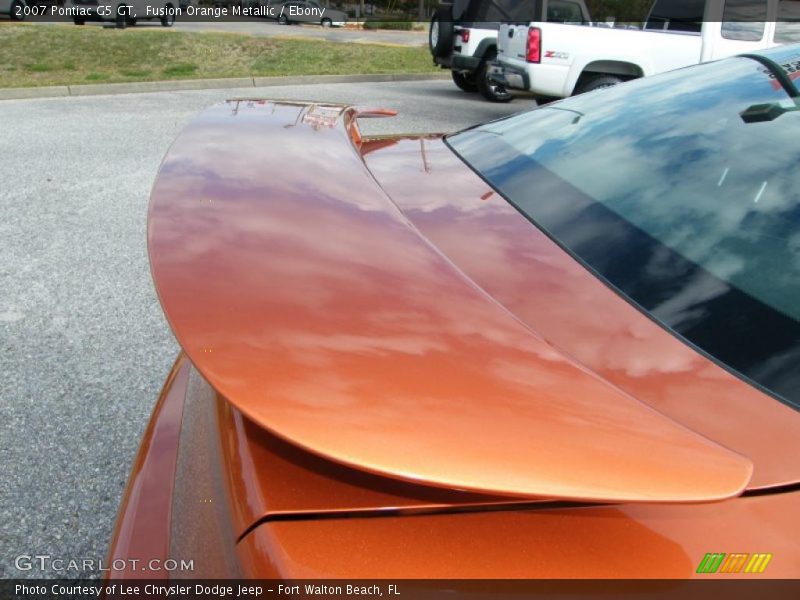 Fusion Orange Metallic / Ebony 2007 Pontiac G5 GT