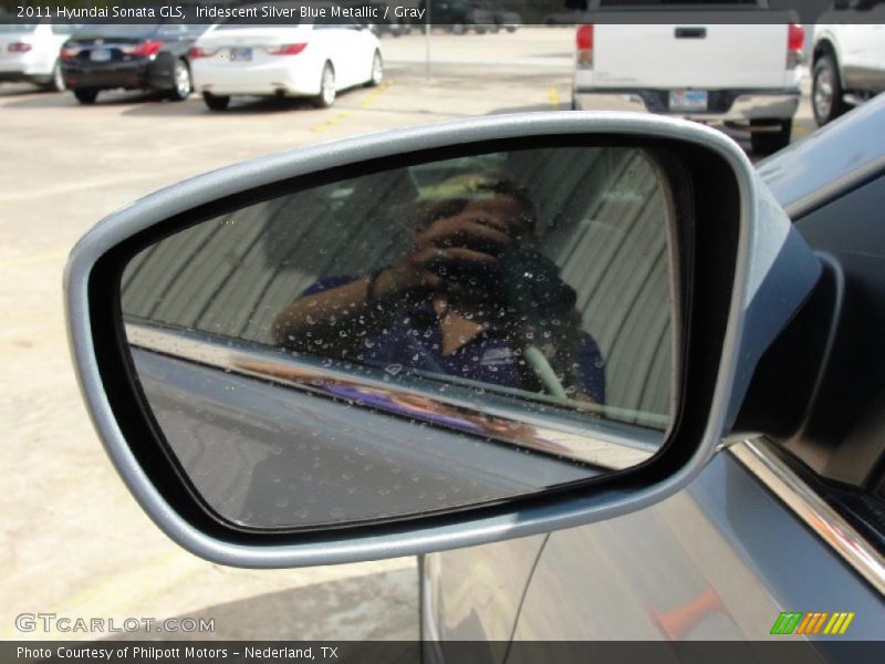 Iridescent Silver Blue Metallic / Gray 2011 Hyundai Sonata GLS
