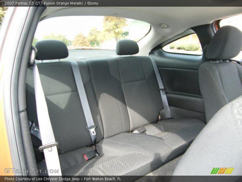 Fusion Orange Metallic / Ebony 2007 Pontiac G5 GT