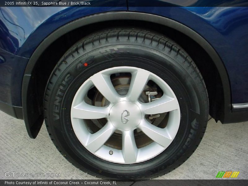 Sapphire Blue / Brick/Black 2005 Infiniti FX 35