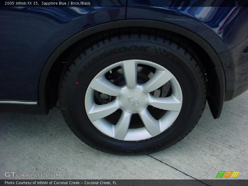Sapphire Blue / Brick/Black 2005 Infiniti FX 35