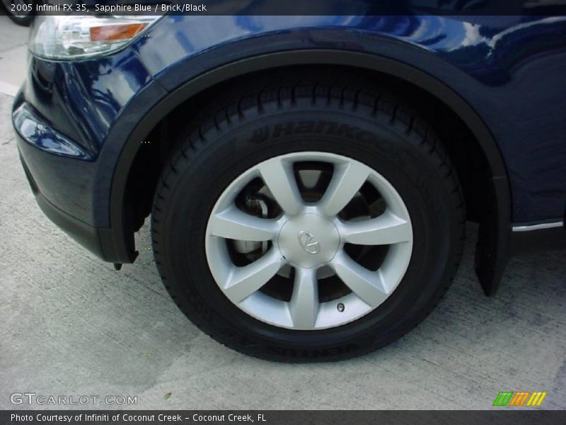 Sapphire Blue / Brick/Black 2005 Infiniti FX 35