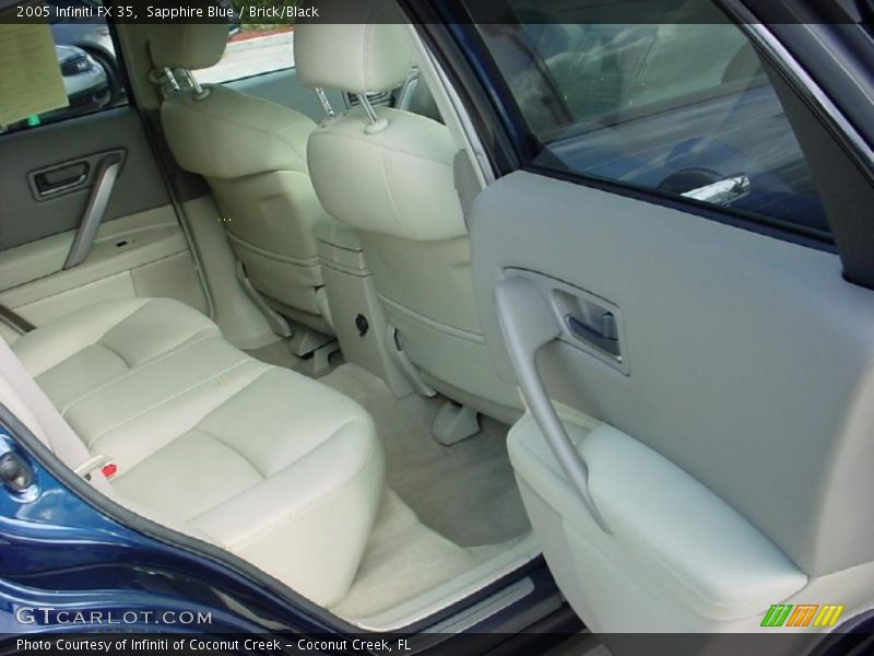 Sapphire Blue / Brick/Black 2005 Infiniti FX 35