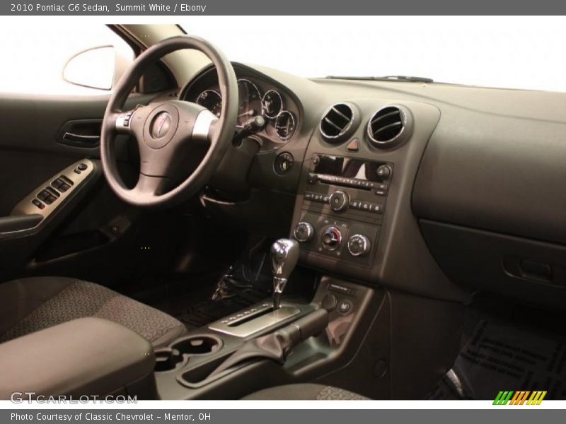 Summit White / Ebony 2010 Pontiac G6 Sedan