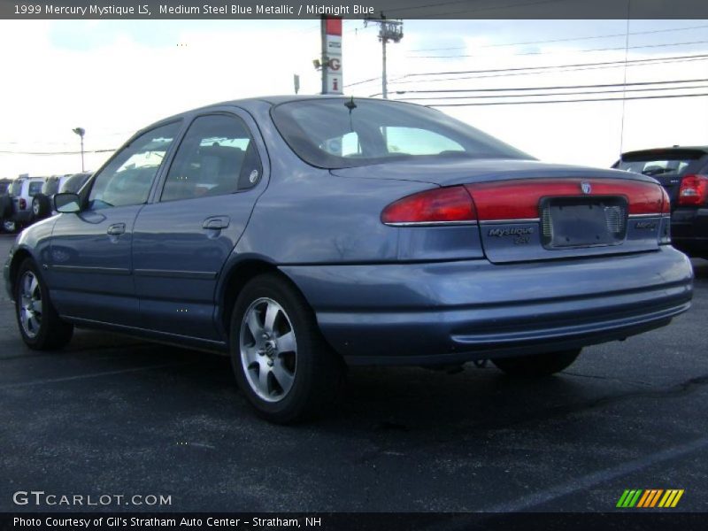 Medium Steel Blue Metallic / Midnight Blue 1999 Mercury Mystique LS