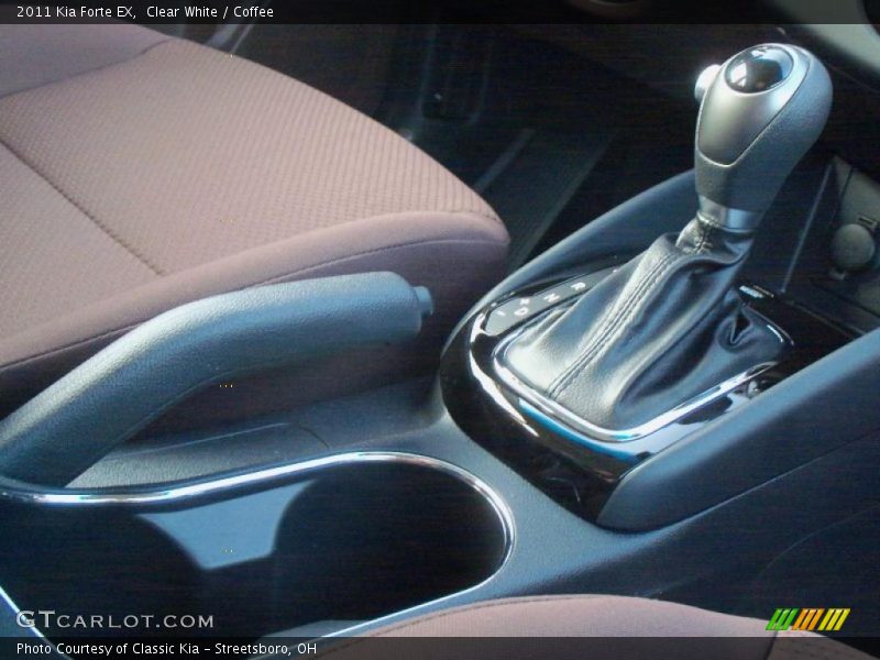 Clear White / Coffee 2011 Kia Forte EX