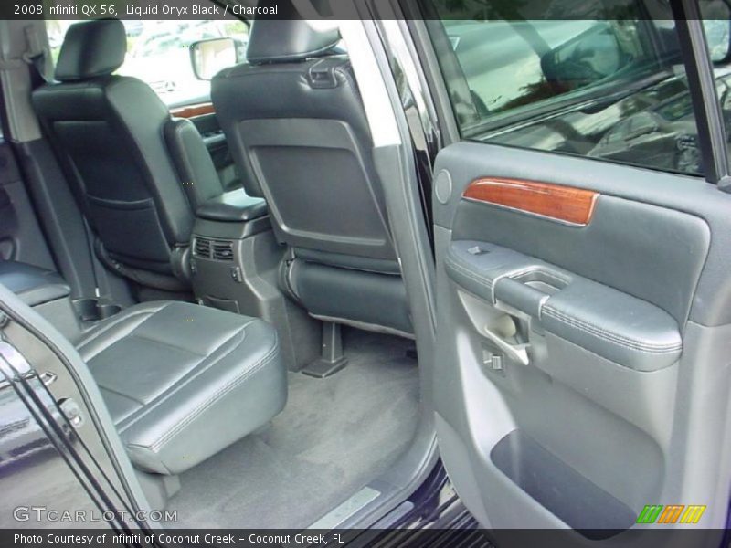 Liquid Onyx Black / Charcoal 2008 Infiniti QX 56