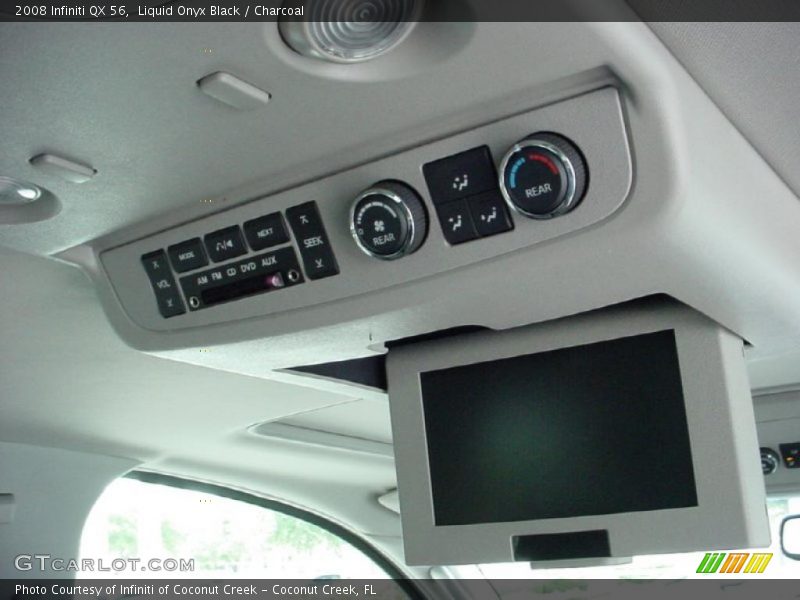 Liquid Onyx Black / Charcoal 2008 Infiniti QX 56