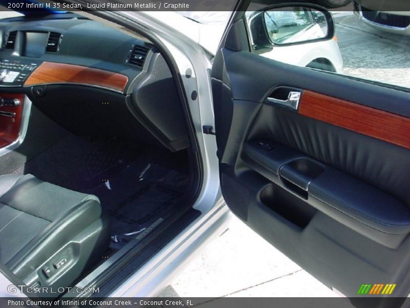 Liquid Platinum Metallic / Graphite 2007 Infiniti M 35 Sedan