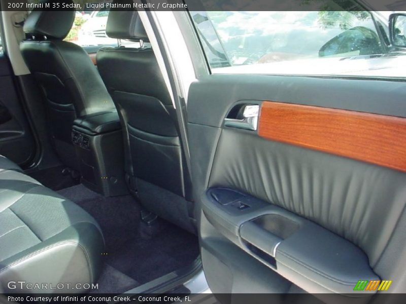 Liquid Platinum Metallic / Graphite 2007 Infiniti M 35 Sedan