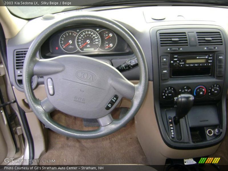 Silky Beige / Beige 2003 Kia Sedona LX