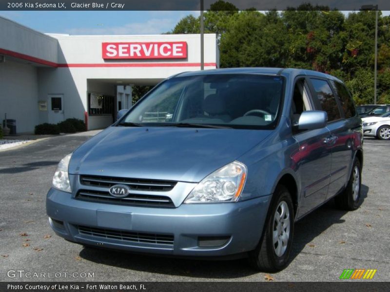 Glacier Blue / Gray 2006 Kia Sedona LX