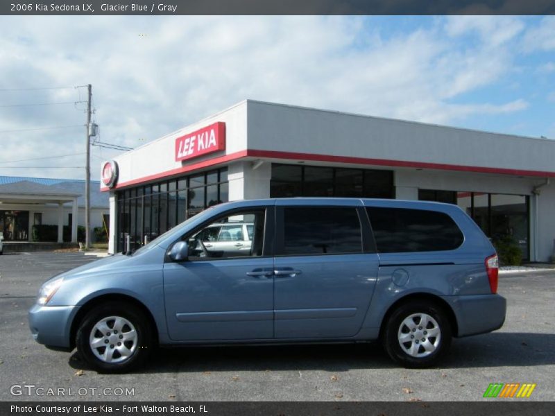 Glacier Blue / Gray 2006 Kia Sedona LX