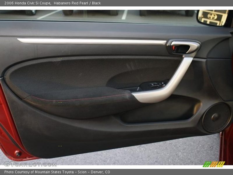 Habanero Red Pearl / Black 2006 Honda Civic Si Coupe
