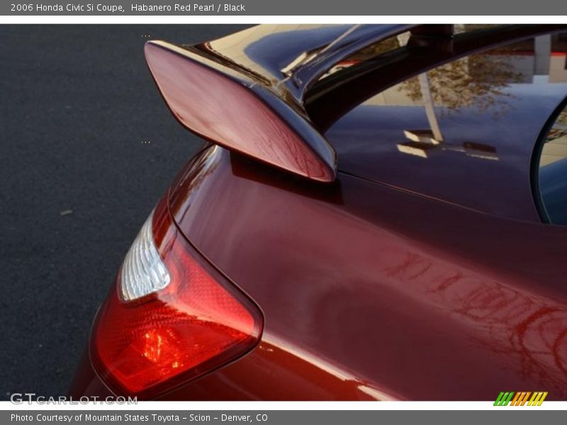 Habanero Red Pearl / Black 2006 Honda Civic Si Coupe