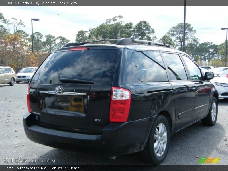 Midnight Black / Gray 2006 Kia Sedona EX