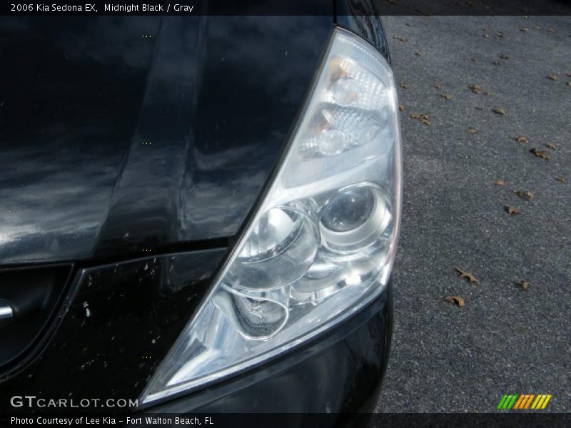 Midnight Black / Gray 2006 Kia Sedona EX
