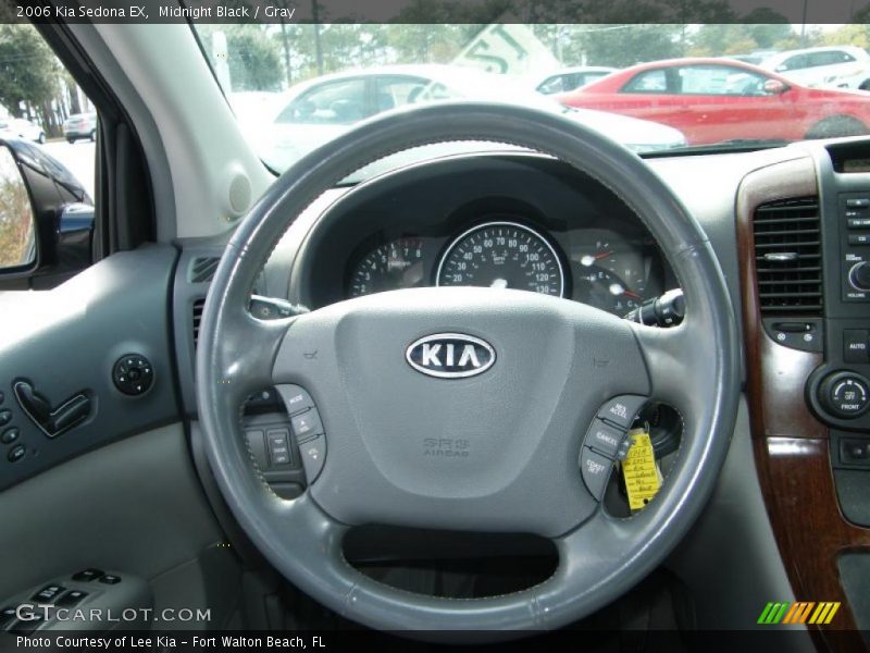 Midnight Black / Gray 2006 Kia Sedona EX