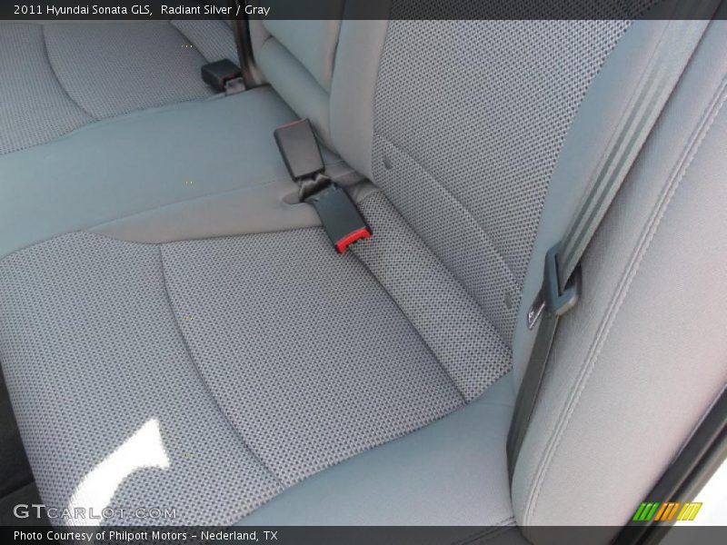 Radiant Silver / Gray 2011 Hyundai Sonata GLS