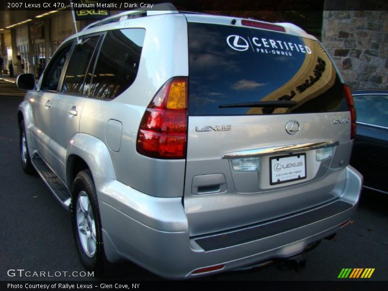 Titanium Metallic / Dark Gray 2007 Lexus GX 470