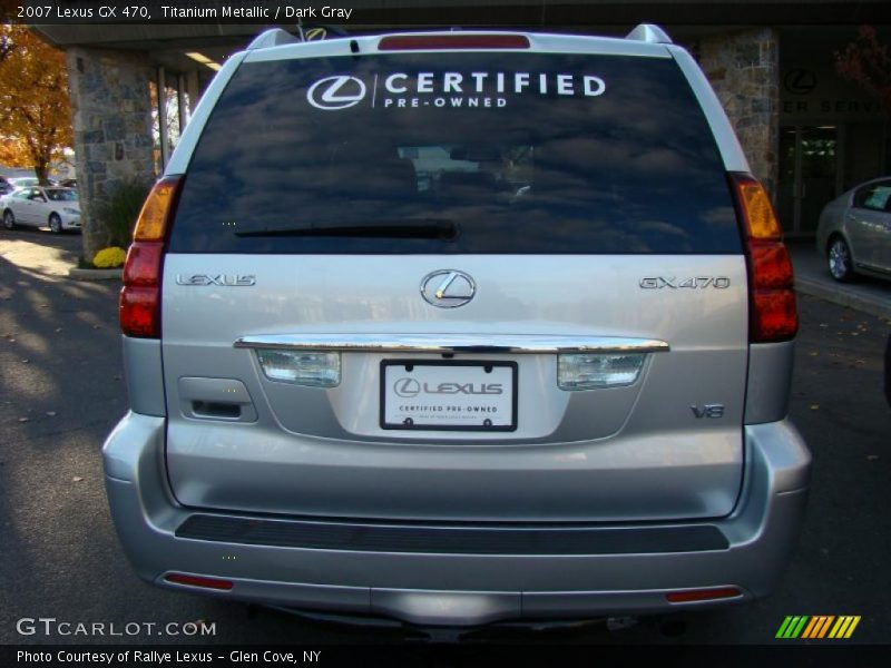 Titanium Metallic / Dark Gray 2007 Lexus GX 470