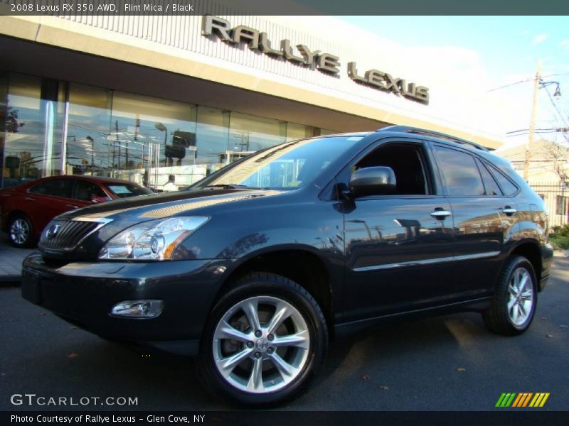 Flint Mica / Black 2008 Lexus RX 350 AWD