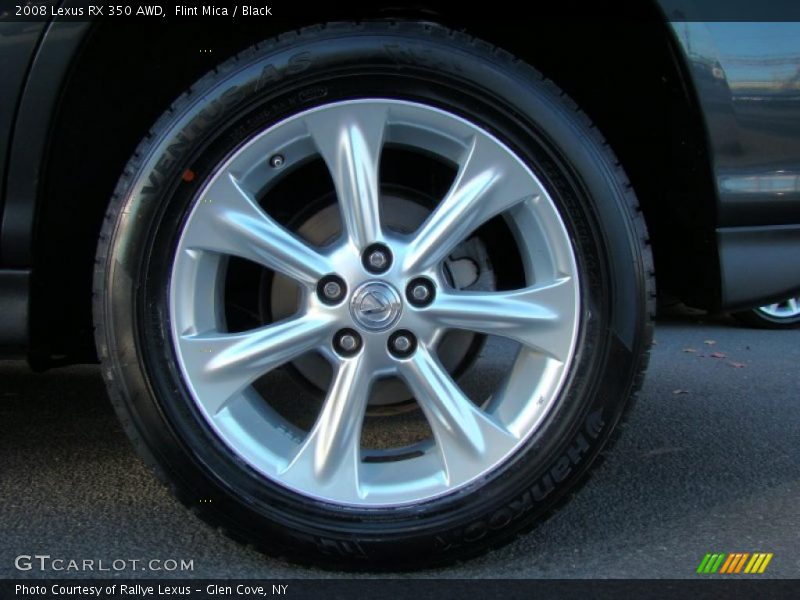 Flint Mica / Black 2008 Lexus RX 350 AWD