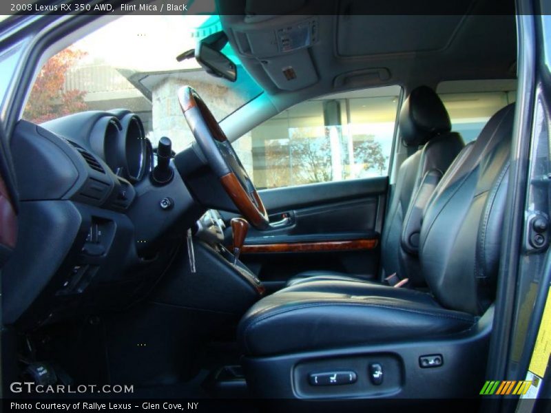 Flint Mica / Black 2008 Lexus RX 350 AWD