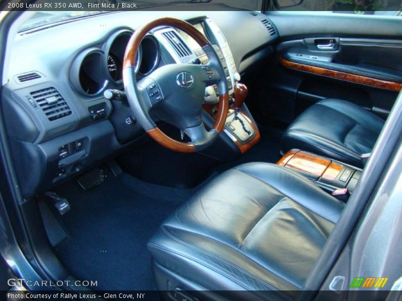 Flint Mica / Black 2008 Lexus RX 350 AWD