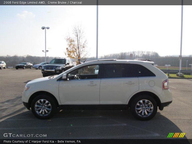 Creme Brulee / Charcoal 2008 Ford Edge Limited AWD