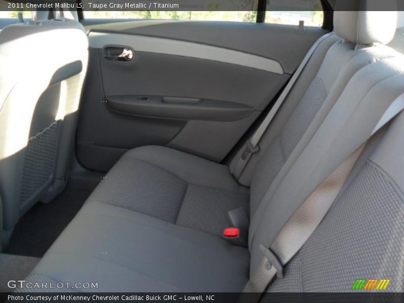 Taupe Gray Metallic / Titanium 2011 Chevrolet Malibu LS