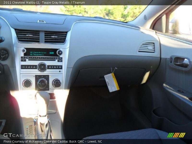 Taupe Gray Metallic / Titanium 2011 Chevrolet Malibu LS