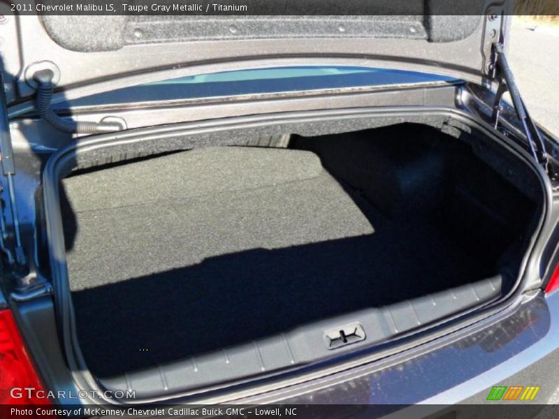 Taupe Gray Metallic / Titanium 2011 Chevrolet Malibu LS