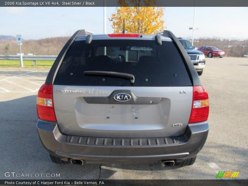 Steel Silver / Black 2006 Kia Sportage LX V6 4x4