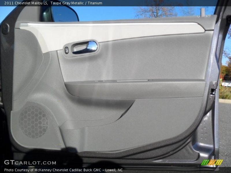 Taupe Gray Metallic / Titanium 2011 Chevrolet Malibu LS