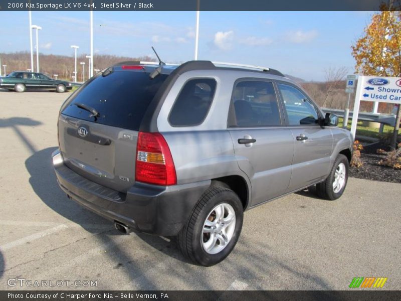 Steel Silver / Black 2006 Kia Sportage LX V6 4x4