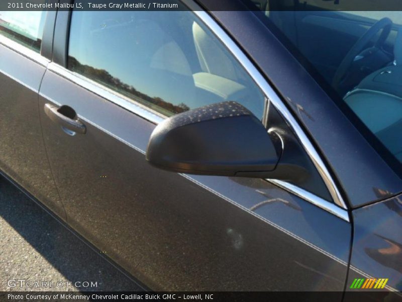 Taupe Gray Metallic / Titanium 2011 Chevrolet Malibu LS