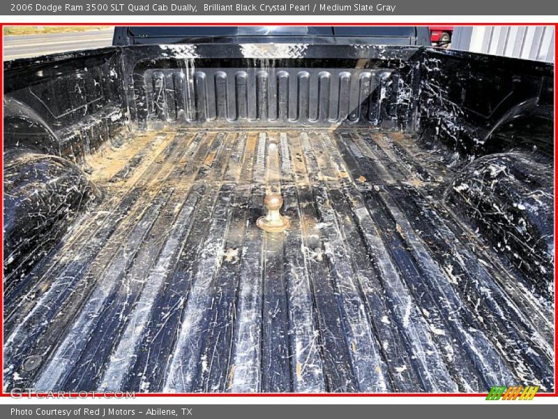 Brilliant Black Crystal Pearl / Medium Slate Gray 2006 Dodge Ram 3500 SLT Quad Cab Dually