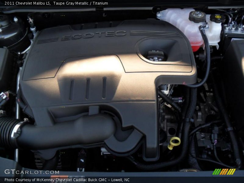 Taupe Gray Metallic / Titanium 2011 Chevrolet Malibu LS