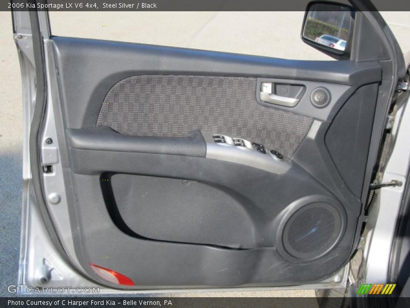 Steel Silver / Black 2006 Kia Sportage LX V6 4x4
