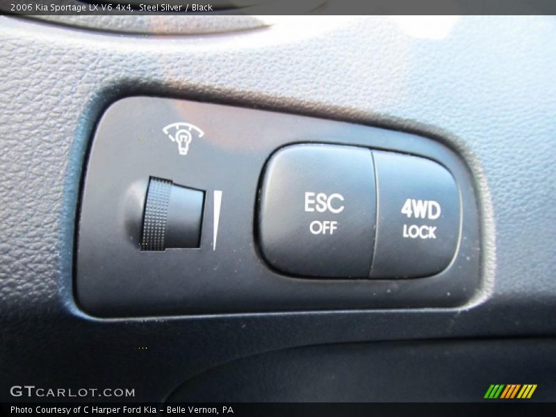 Steel Silver / Black 2006 Kia Sportage LX V6 4x4