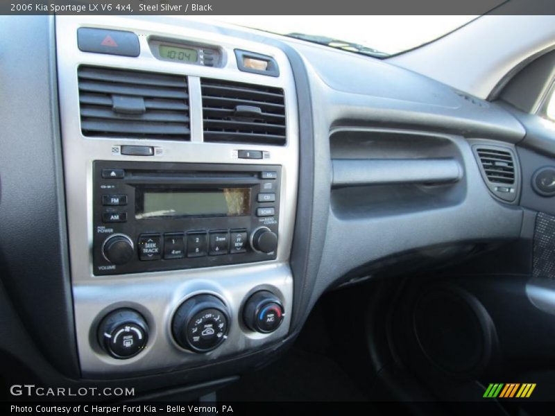 Steel Silver / Black 2006 Kia Sportage LX V6 4x4