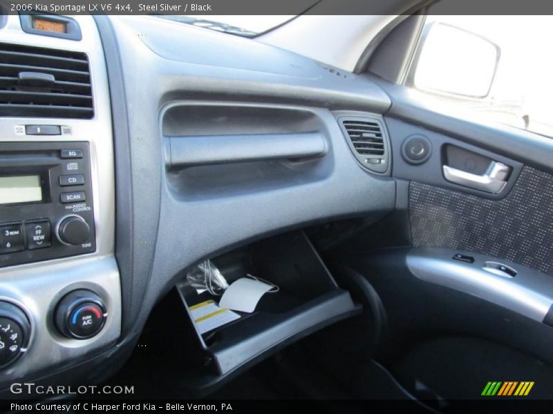 Steel Silver / Black 2006 Kia Sportage LX V6 4x4