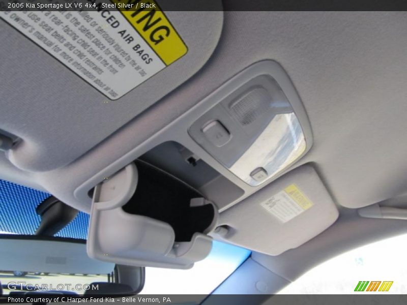 Steel Silver / Black 2006 Kia Sportage LX V6 4x4