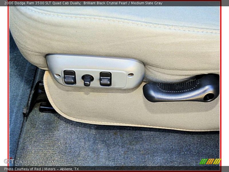 Brilliant Black Crystal Pearl / Medium Slate Gray 2006 Dodge Ram 3500 SLT Quad Cab Dually